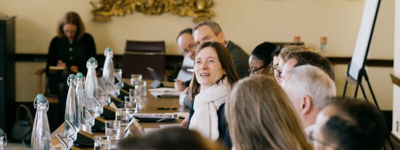Participants in discussion during a Global Network Programme learning session.