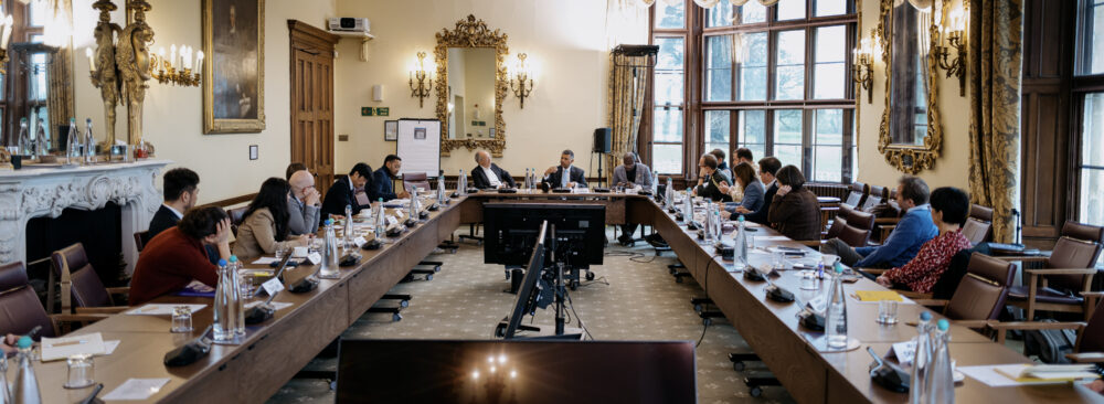 Participants in discussion during a Global Network Programme learning session.