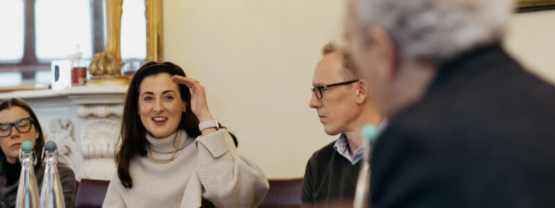 Participants in discussion during a Global Network Programme learning session.