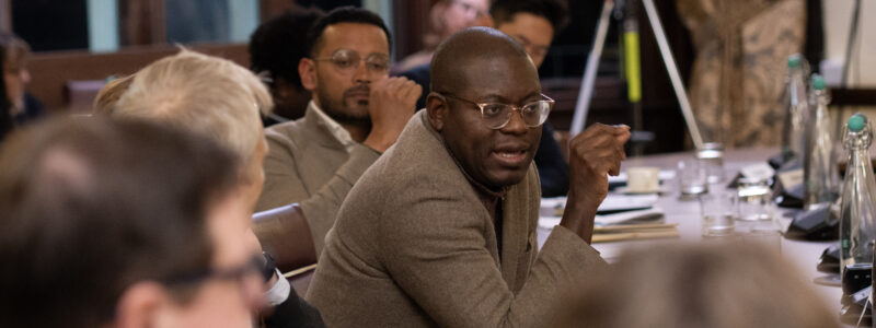 Participants in discussion during a Global Network Programme learning session.