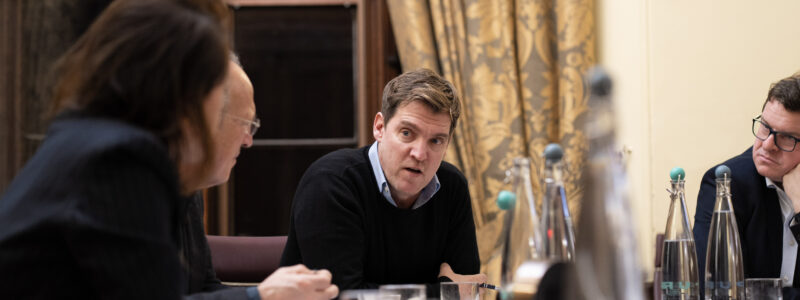 Participants in discussion during a Global Network Programme learning session.