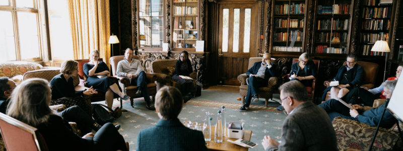 Participants in discussion during a Global Network Programme learning session.